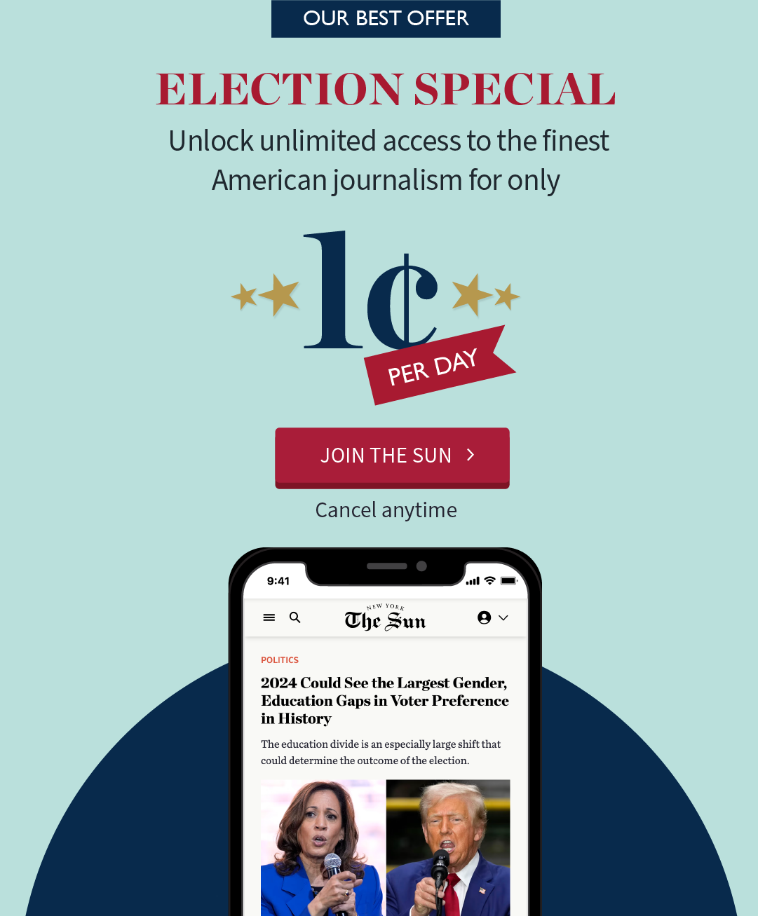 Join The New York Sun ->
