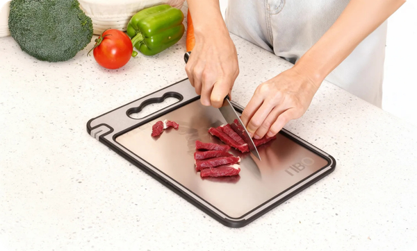 The Titanium Cutting Board That Protects You From Harmful Bacteria & Microplastics