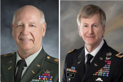 CW5 (R) Paul Price and CW5 (R) Mike Gwinn